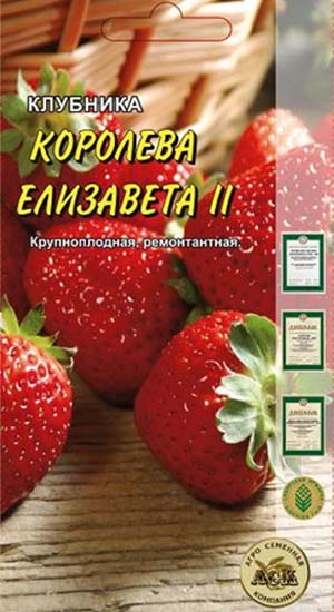 Семена земляники Королева Елизавета